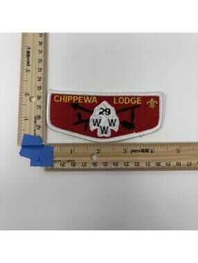 Boy Scouts Order of the Arrow Chippewa Lodge 29 WWW Flap Patch BSA OA